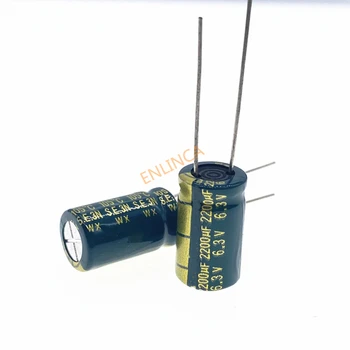  6.3 v 2200uf 8*16 mm High-frequency Low-impedancia Hliníkové Elektrolytický Kondenzátor 2200uf 6.3v2200uf 20%