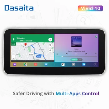  Dasaita Živé Rádio 2 Din Android Vozidla Carplay Auto Auto stereo 10.25