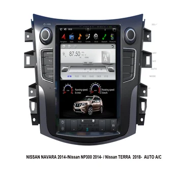  Android 9.0 Tesla Štýl Vertikálne Auta GPS Nagavition pre NISSAN NAVARA 2014-/NP300 2014-/TERRA 2018 - AUTO A/C Rádio Stereo Prehrávač