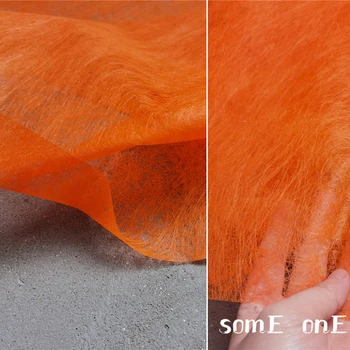  Nepravidelné Lineárne Štruktúru Tkaniny Oranžový Papier Pocit, DIY Škvrny Foto Rekvizity Kvet Balenie Dekor Modelovanie Dizajnu, Dizajnér Textílie