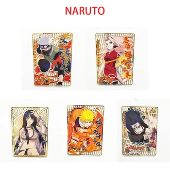  Anime Naruto Zriedkavé Flash Karty Uzumaki Naruto Hinata Hyuga Haruno Sakura Hatake Kakashi Zberateľské Karty Vianočný Darček K Narodeninám