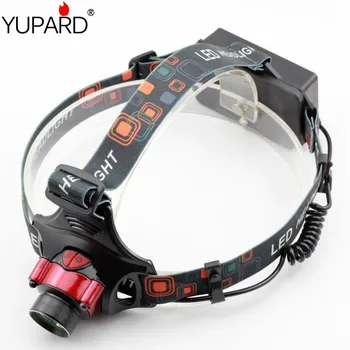  YUPARD 3 Režim XML-T6 LED Indukčný Reflektor Infračervené Senzory Svetlomet Nabíjateľná Pochodeň Svetla Pre Kempovanie, Rybárske