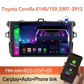  iorigin Multimediálny Prehrávač Pre Toyota Corolla E140/150 2006-2013 Carplay Android Auto Rádio autorádio 4G Navigácie GPS DSP 2din