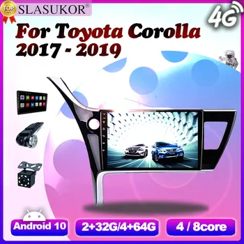  10 Palcový 4G+64 G Android 10 Auto, Auto Video, Rádio Multimediálny Prehrávač Pre Toyota Corolla 2017 2018 2019 LHD Carplay GPS Č. 2 Din DVD