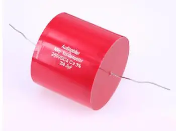  Audio kondenzátor MKP film horúčka spojky electrodeless axiálne kondenzátor žlče stroj delič kondenzátor 250V 200UF 2KS